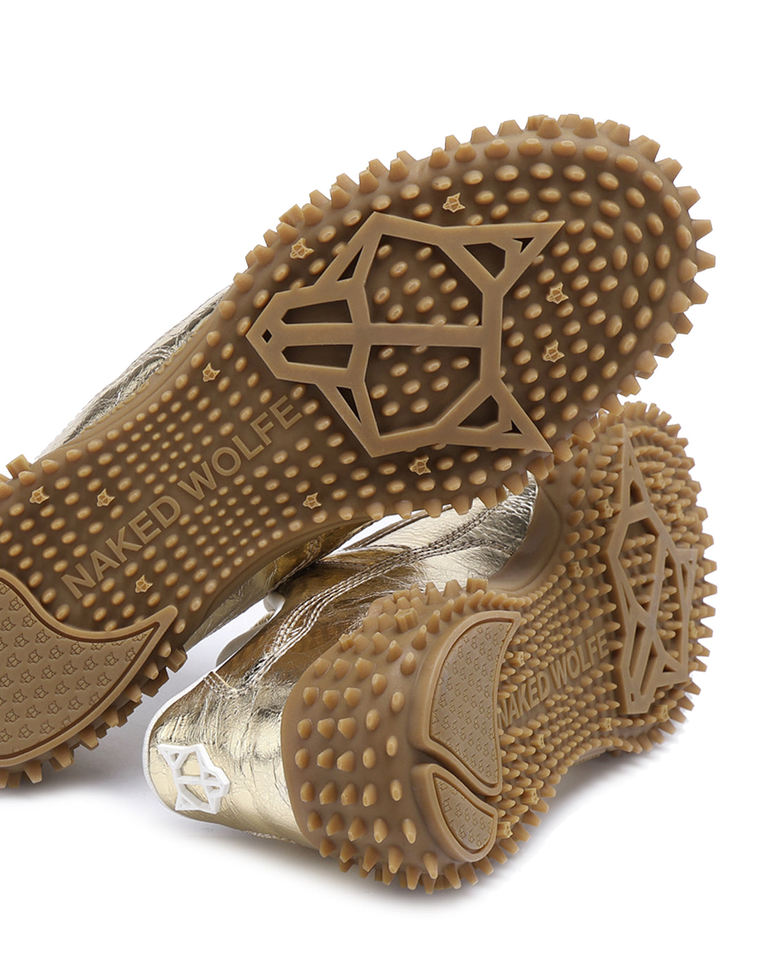 Island Gold Metallic Crinkle Cow Leather