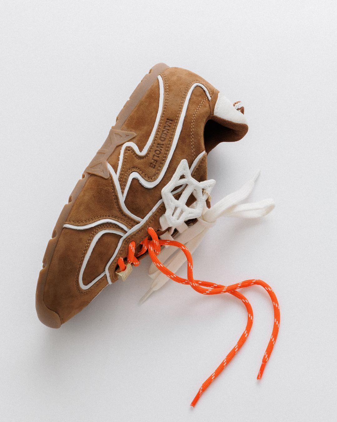 Adored Tan/White Suede