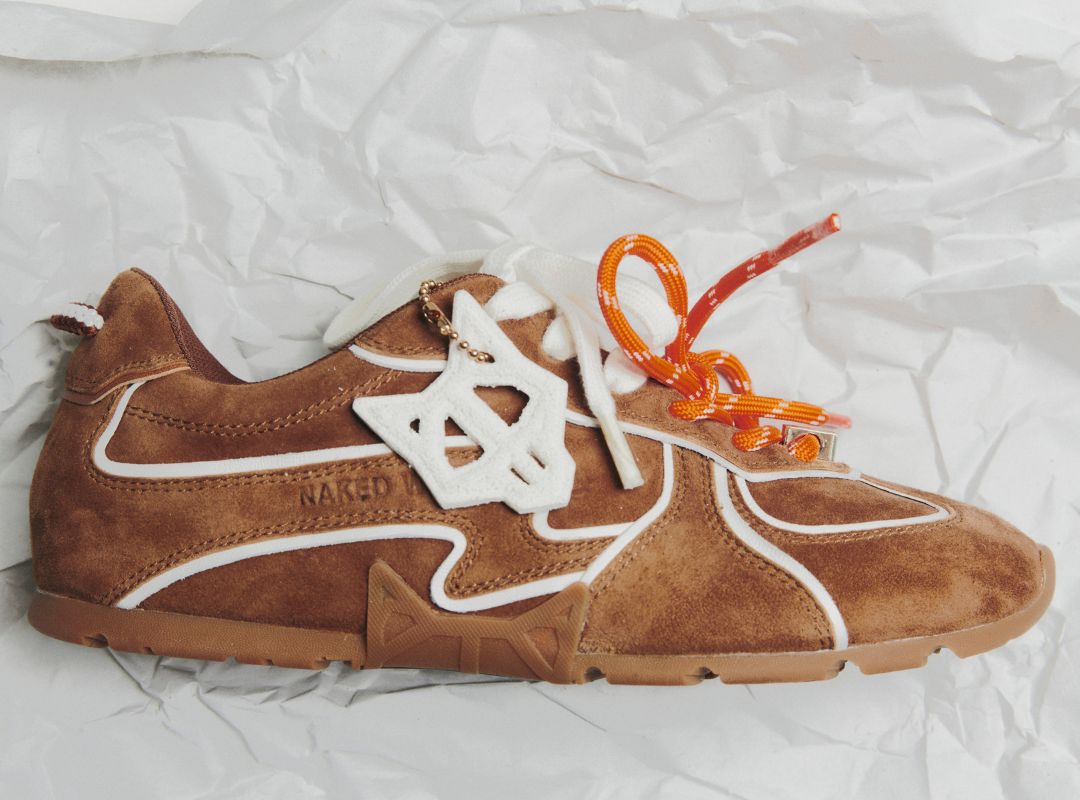 Adored Tan/White Suede