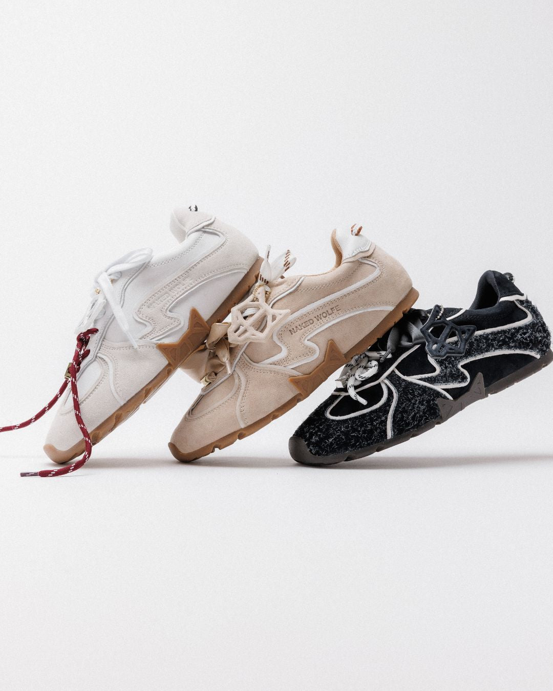 Adored Black Hairy Suede