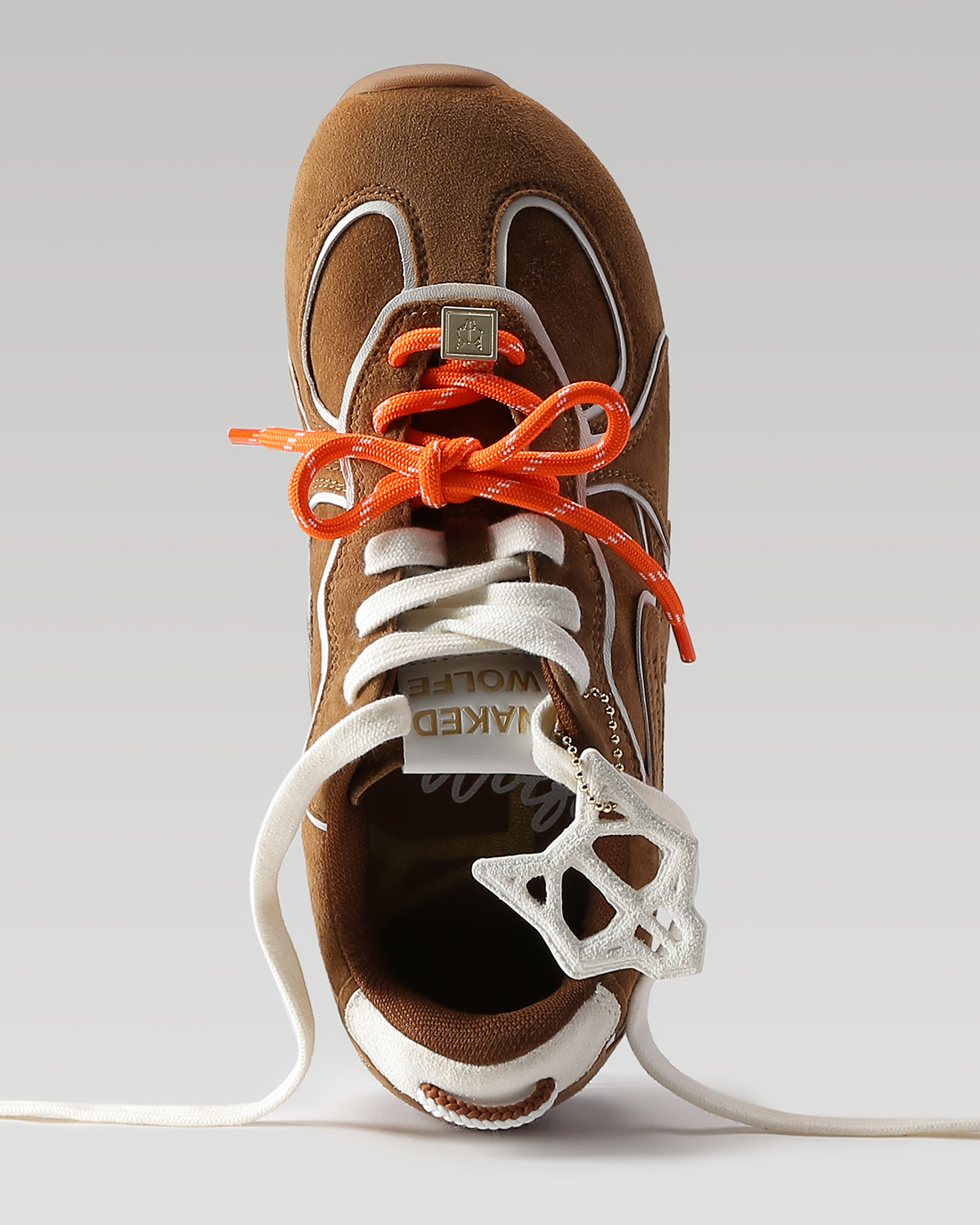 Adored Tan/White Suede