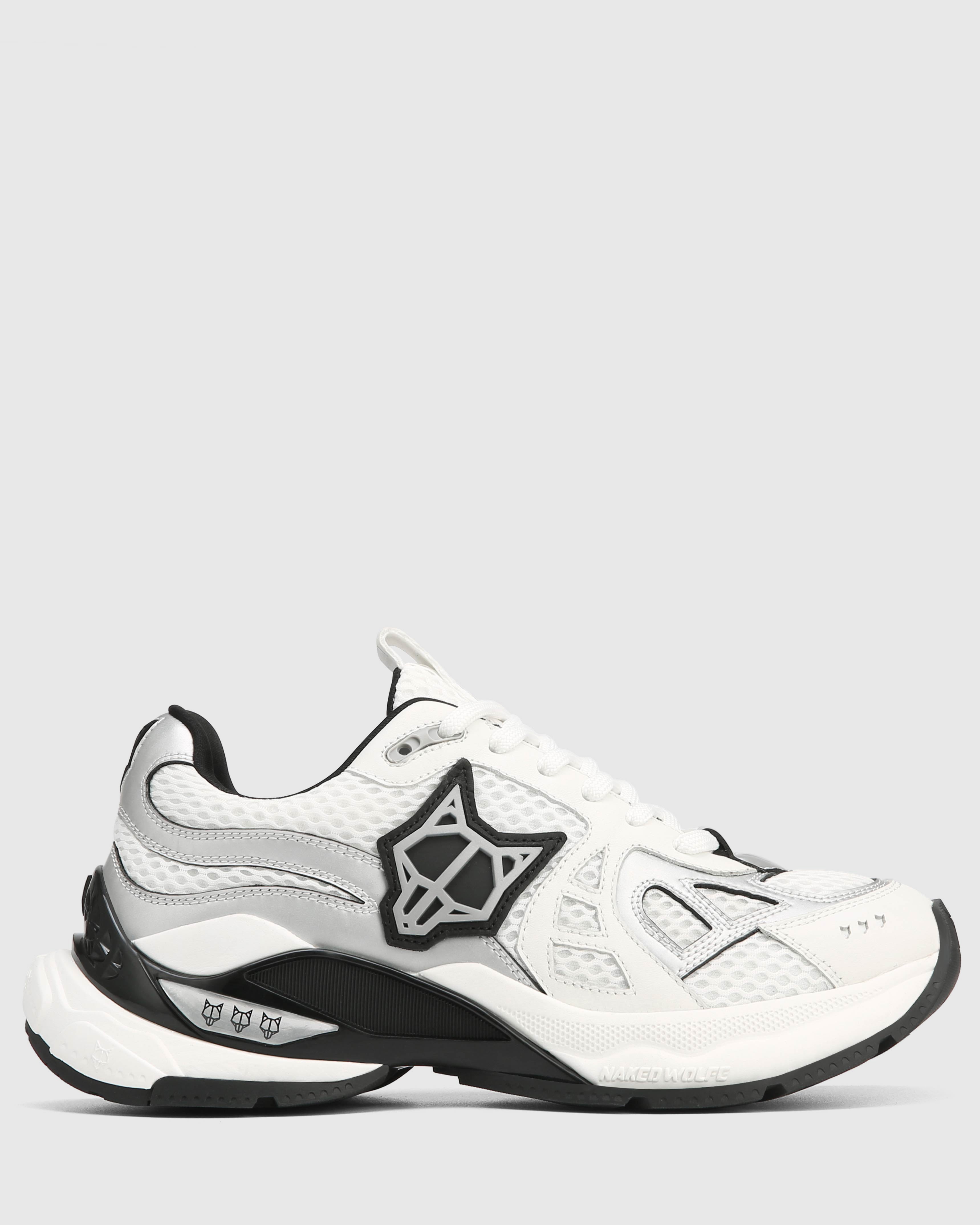 Smash White/Silver Mesh