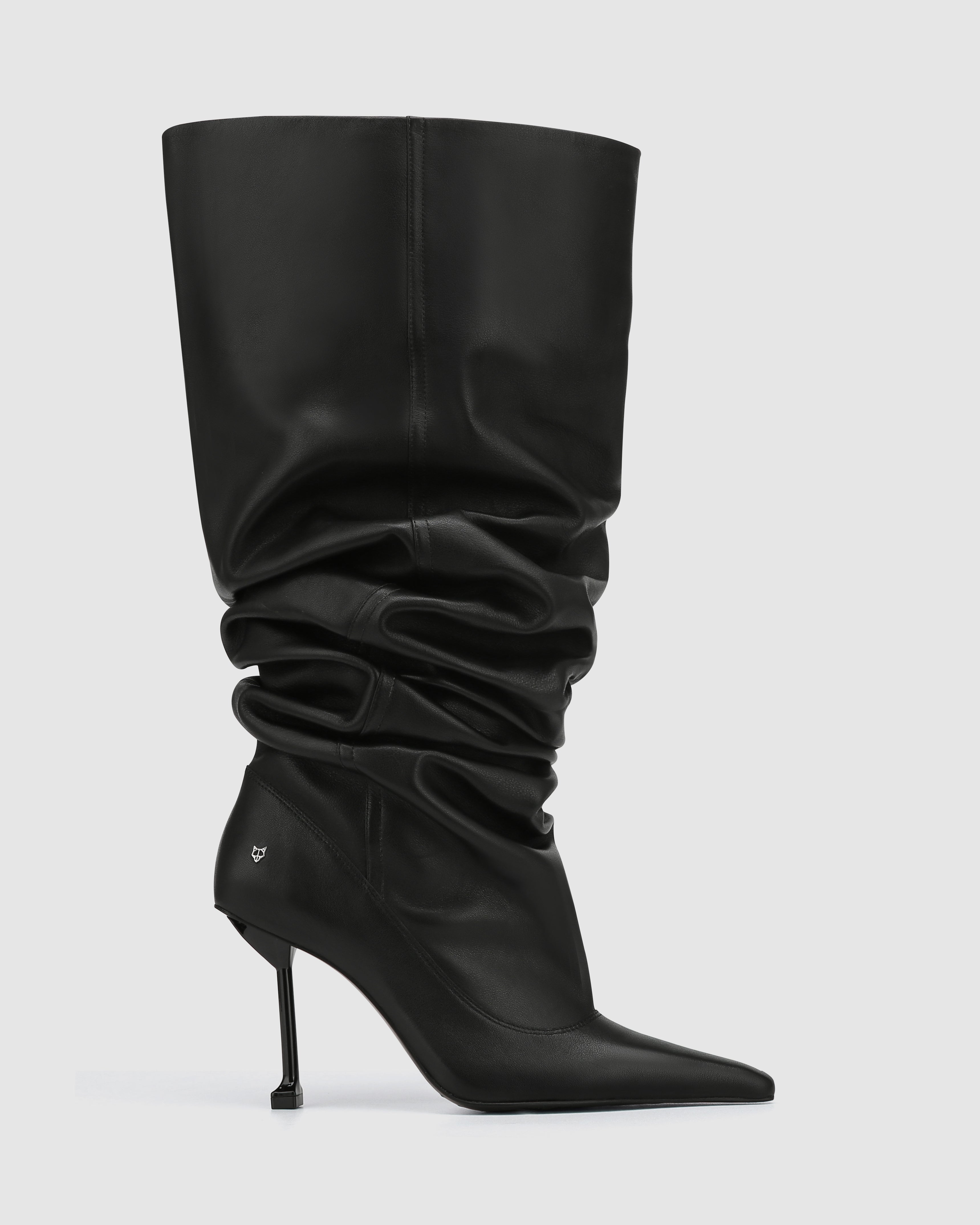 nakedwolfe ブーツ Vern Black Nappa Prince Leather