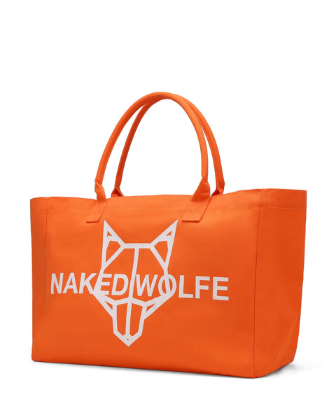 Canvas Tote Bag Orange – Naked Wolfe