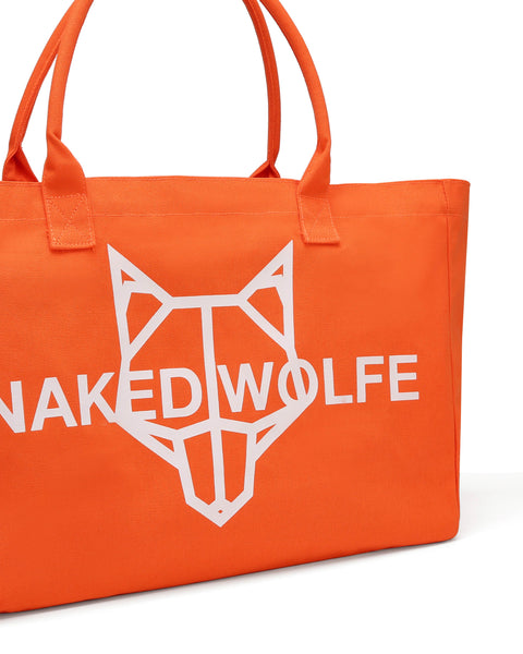 Canvas Tote Bag Orange – Naked Wolfe