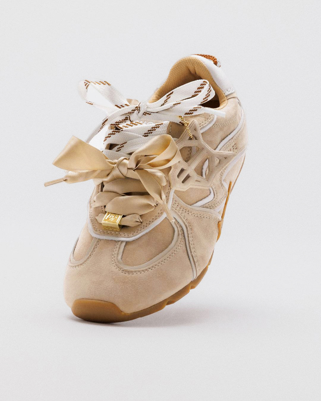 Adored Off White Suede