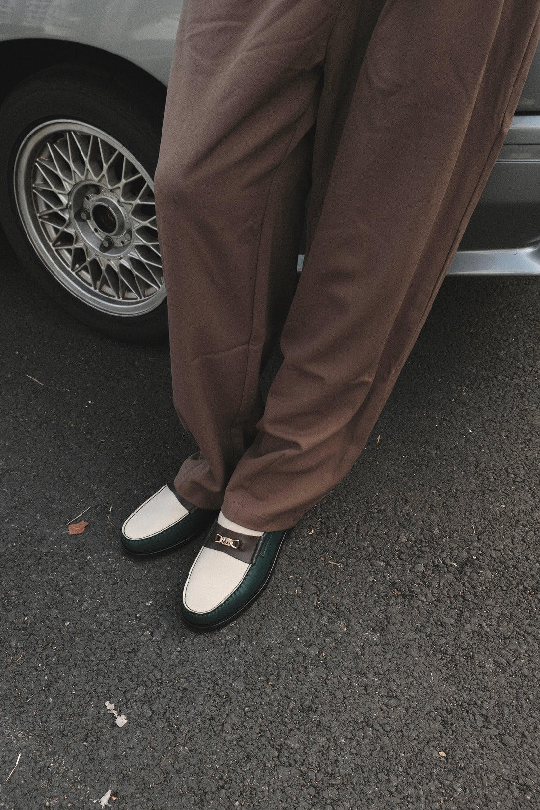 Roma Vintage Green Leather