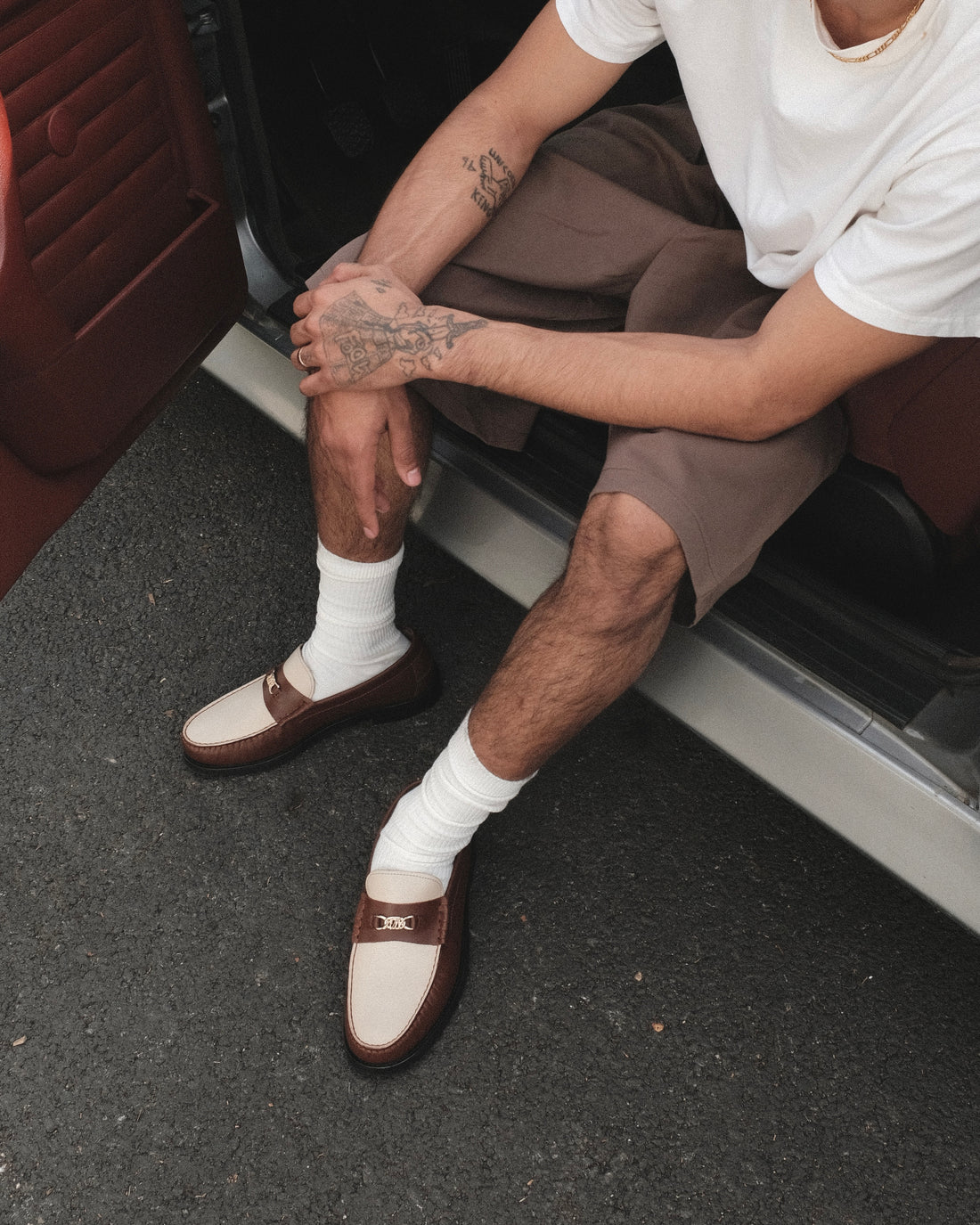 Roma Chestnut/Cream Leather