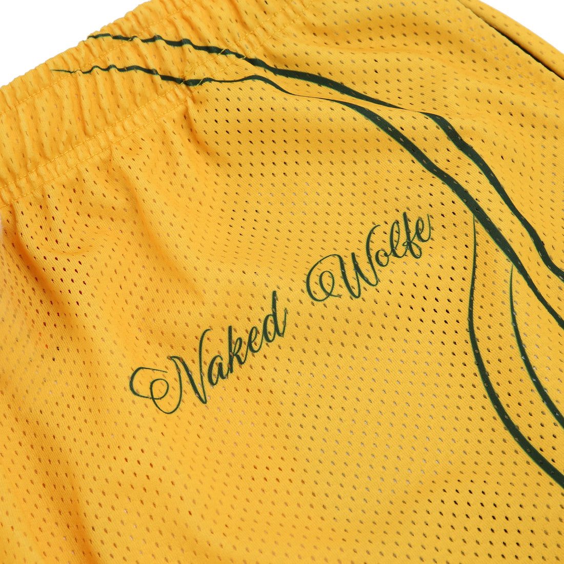 Naked Wolfe Jersey Shorts Yellow
