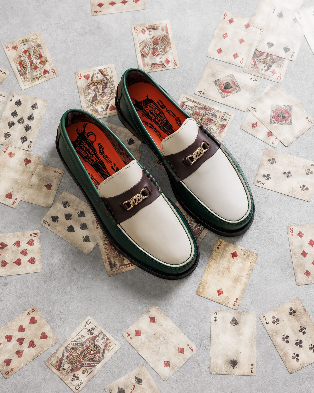 Roma Vintage Green Leather