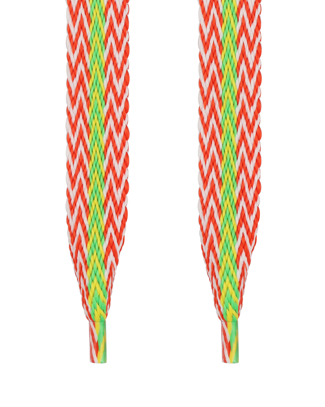 Slide Laces Zig Zag Orange/Green
