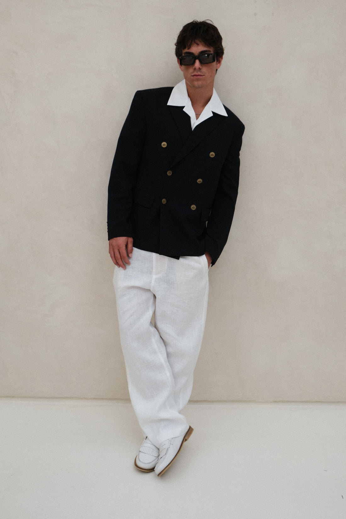 Ravello White Leather