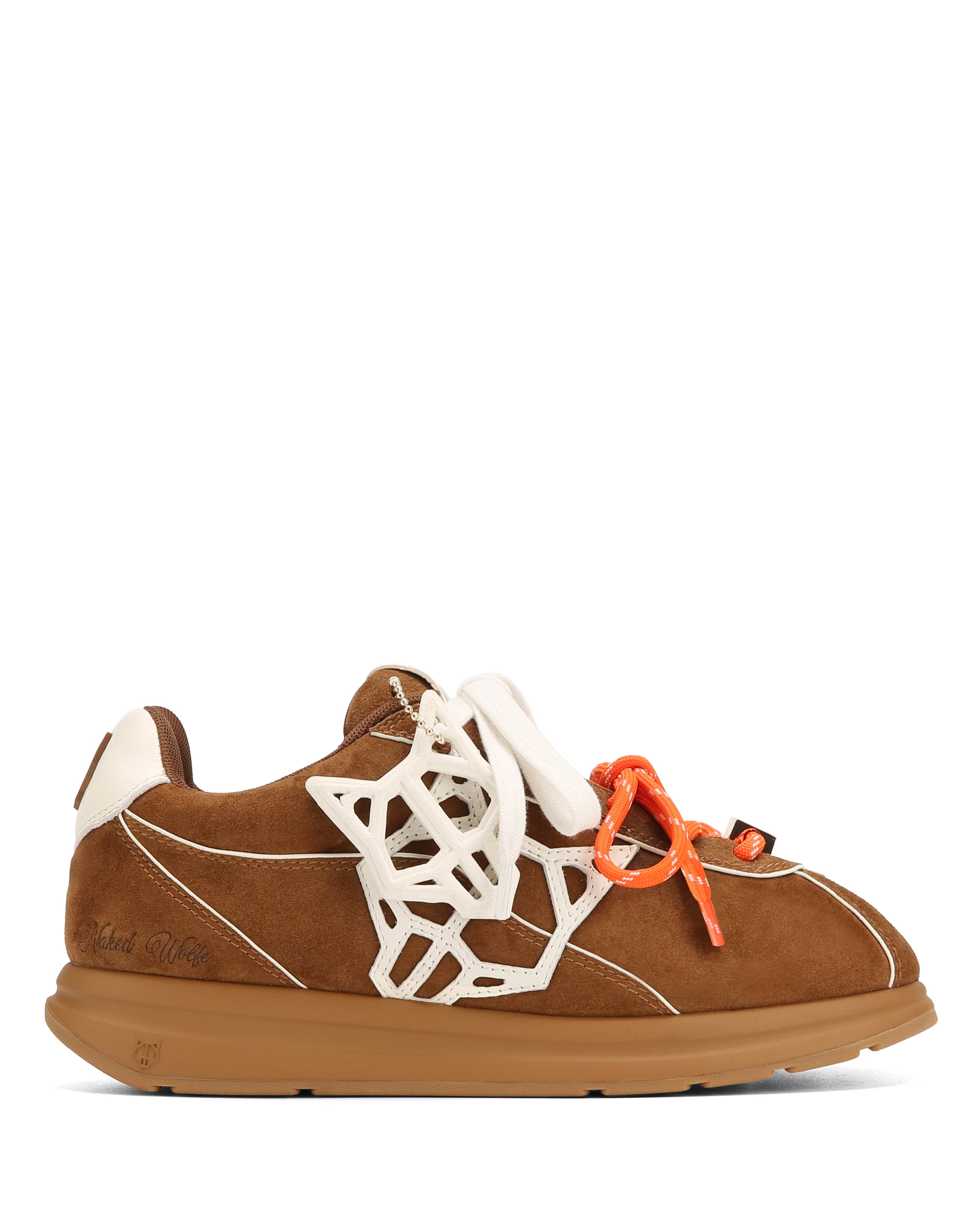 Naked Wolfe Orange Box with Taupe Suede Shoes Naked Wolfe Expense Suede in Orange | Lyst main image 3