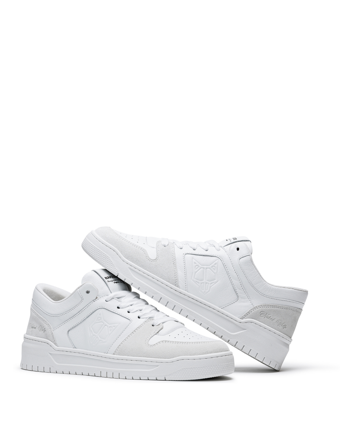 CM-01 White Suede/White Leather