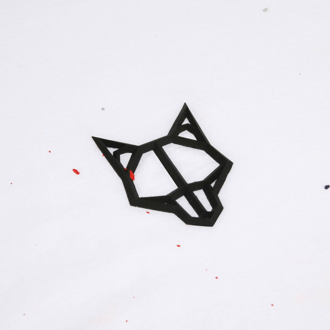 Wolfe T-Shirt White Paint Splatter
