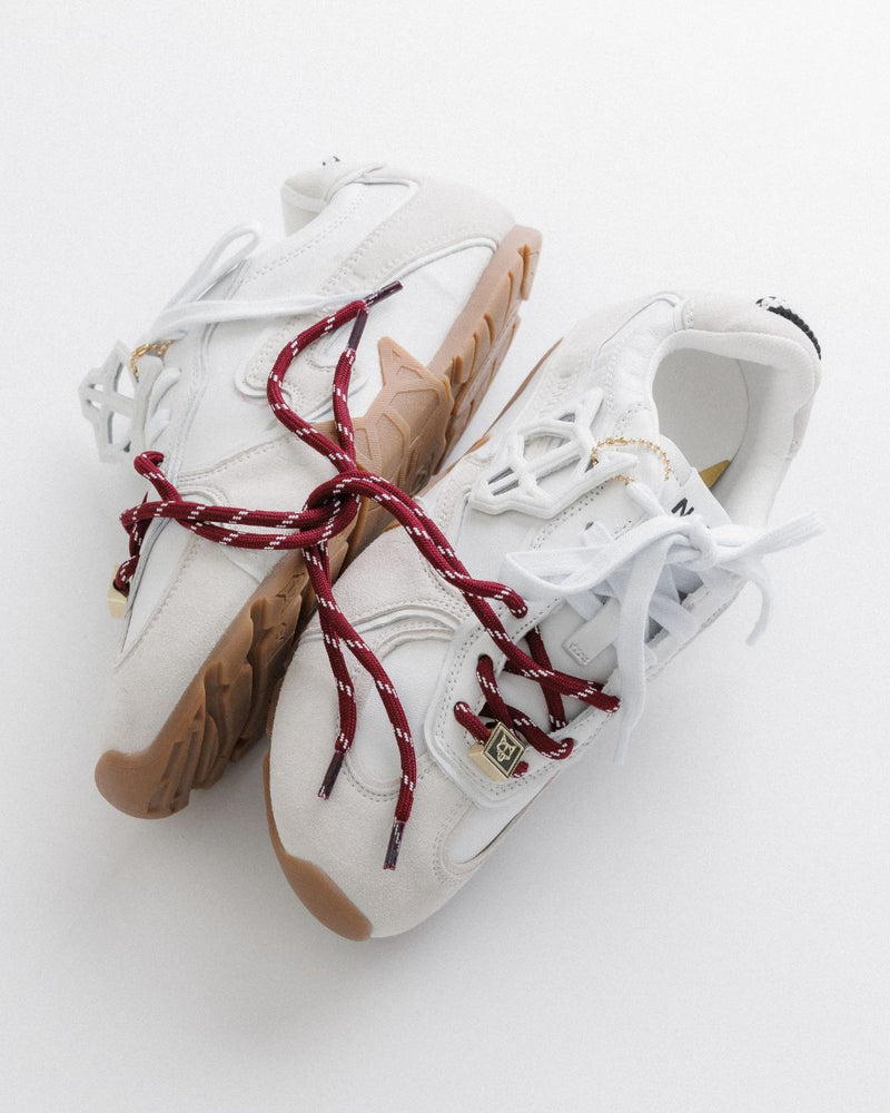 Adored White Suede/Leather