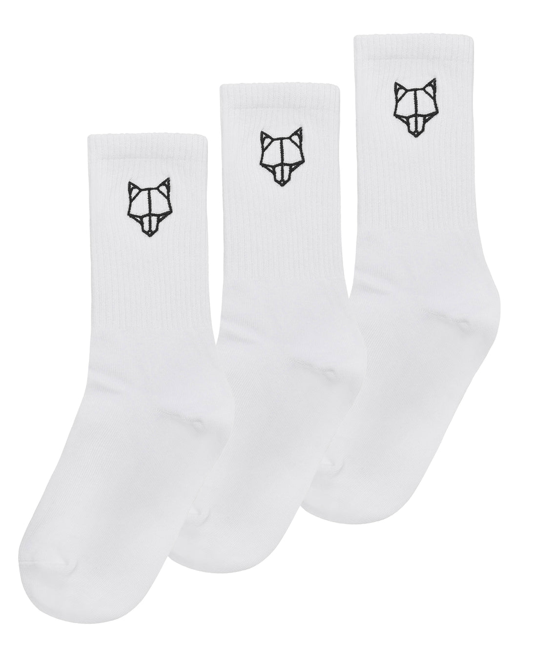 3 Pack Womens Egyptian Cotton Socks White