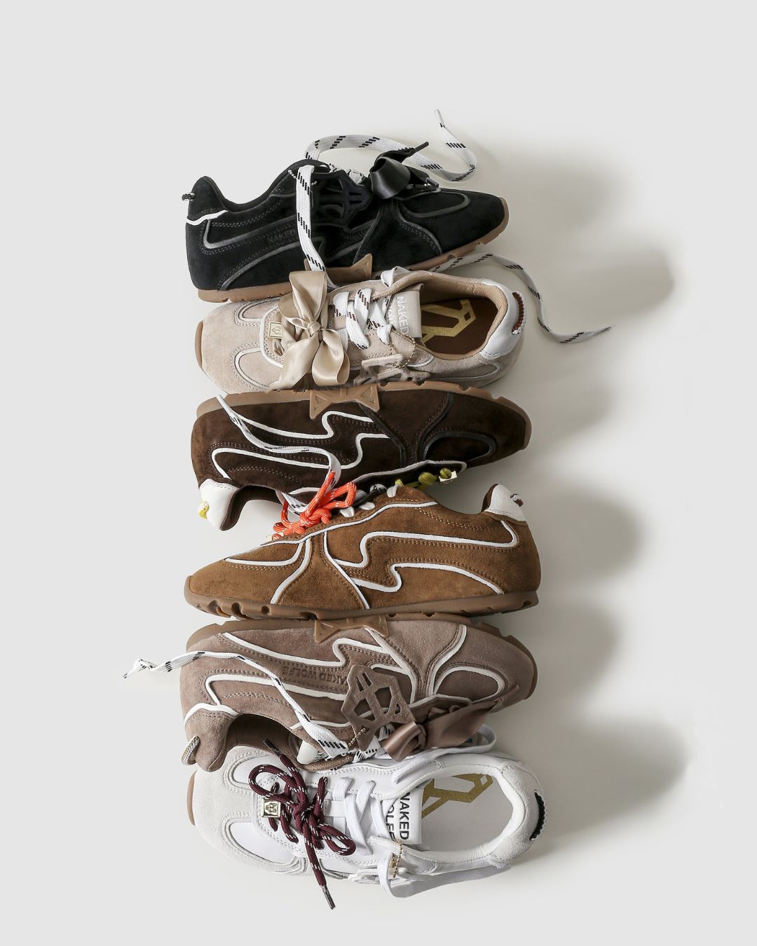 Adored Tan/White Suede