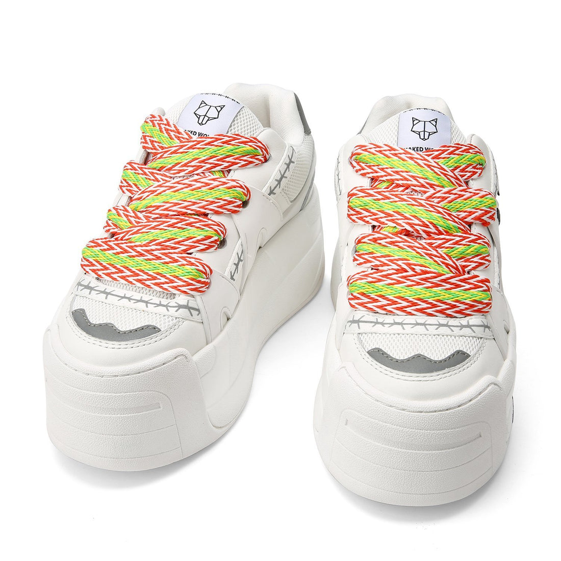 Slider Laces Zig Zag Orange/Green