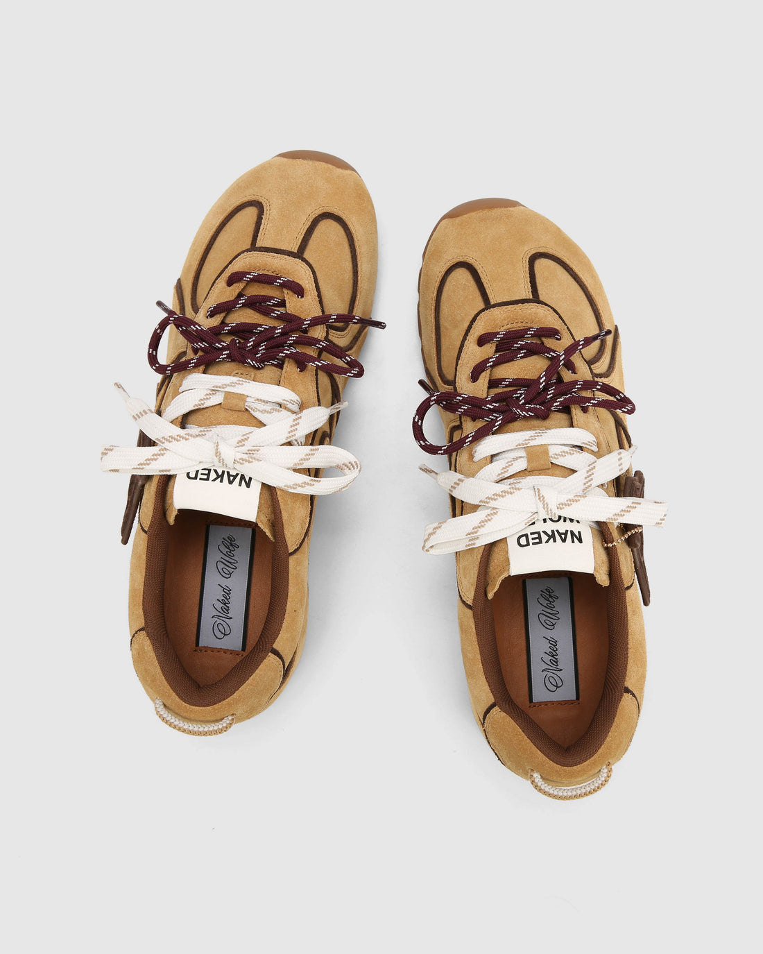 Ace Yellow Taupe Suede