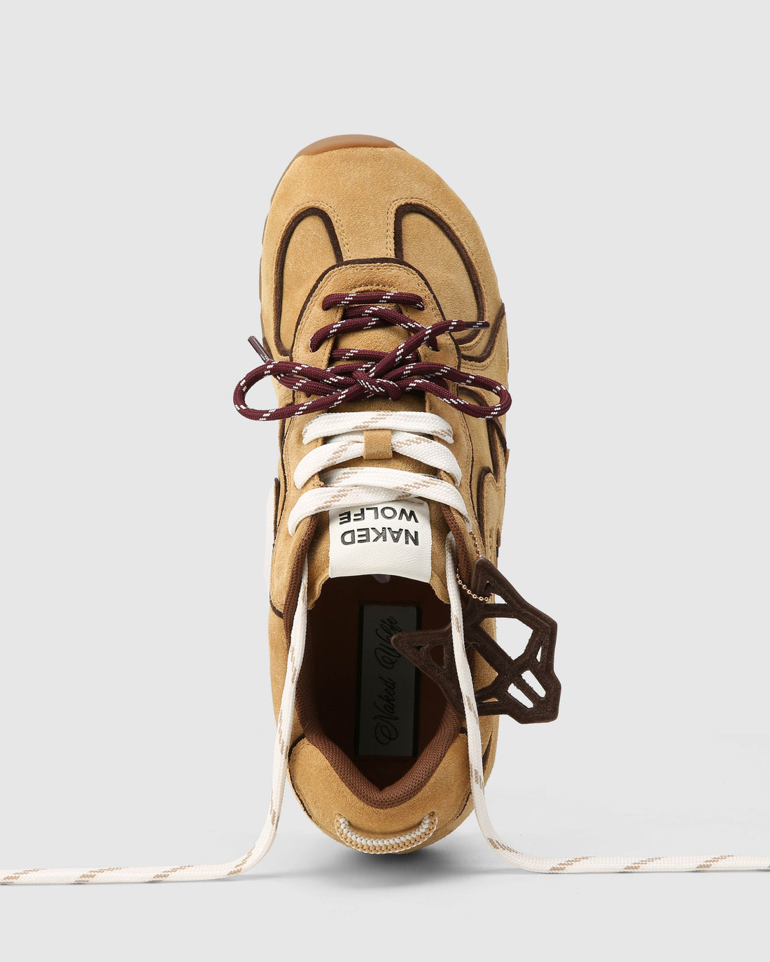 Ace Yellow Taupe Suede