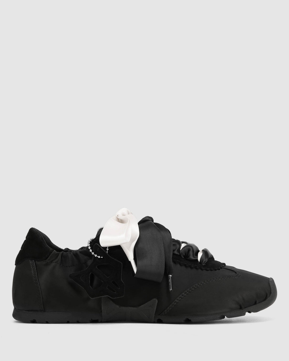 Adorable Black Satin