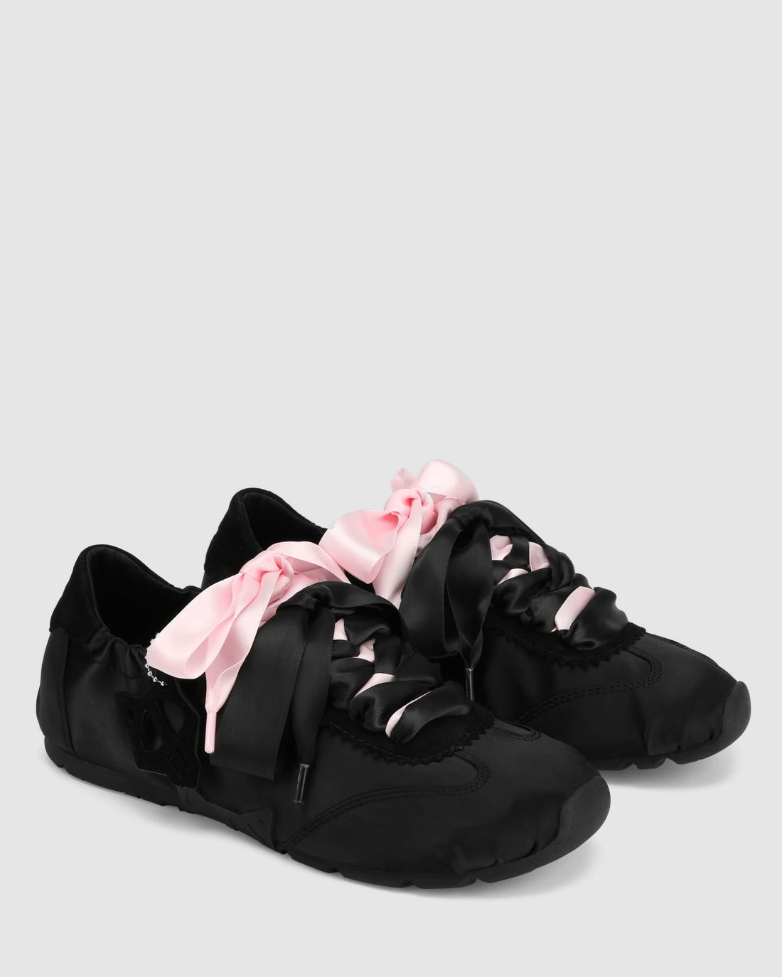 Adorable Black Satin