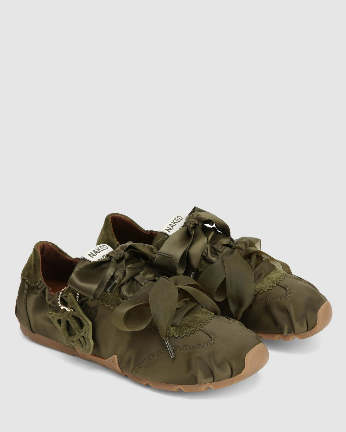 Adorable Khaki Satin