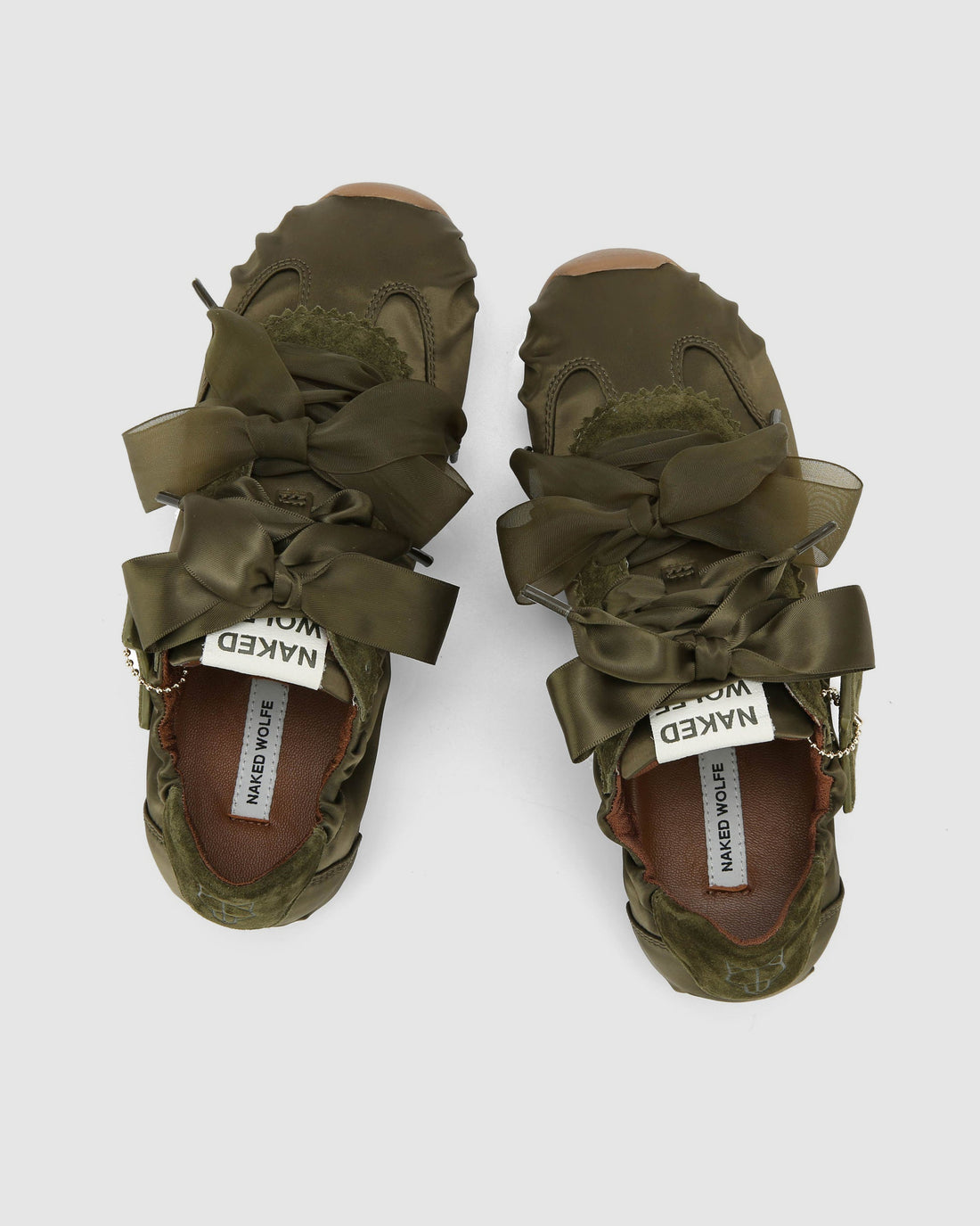 Adorable Khaki Satin