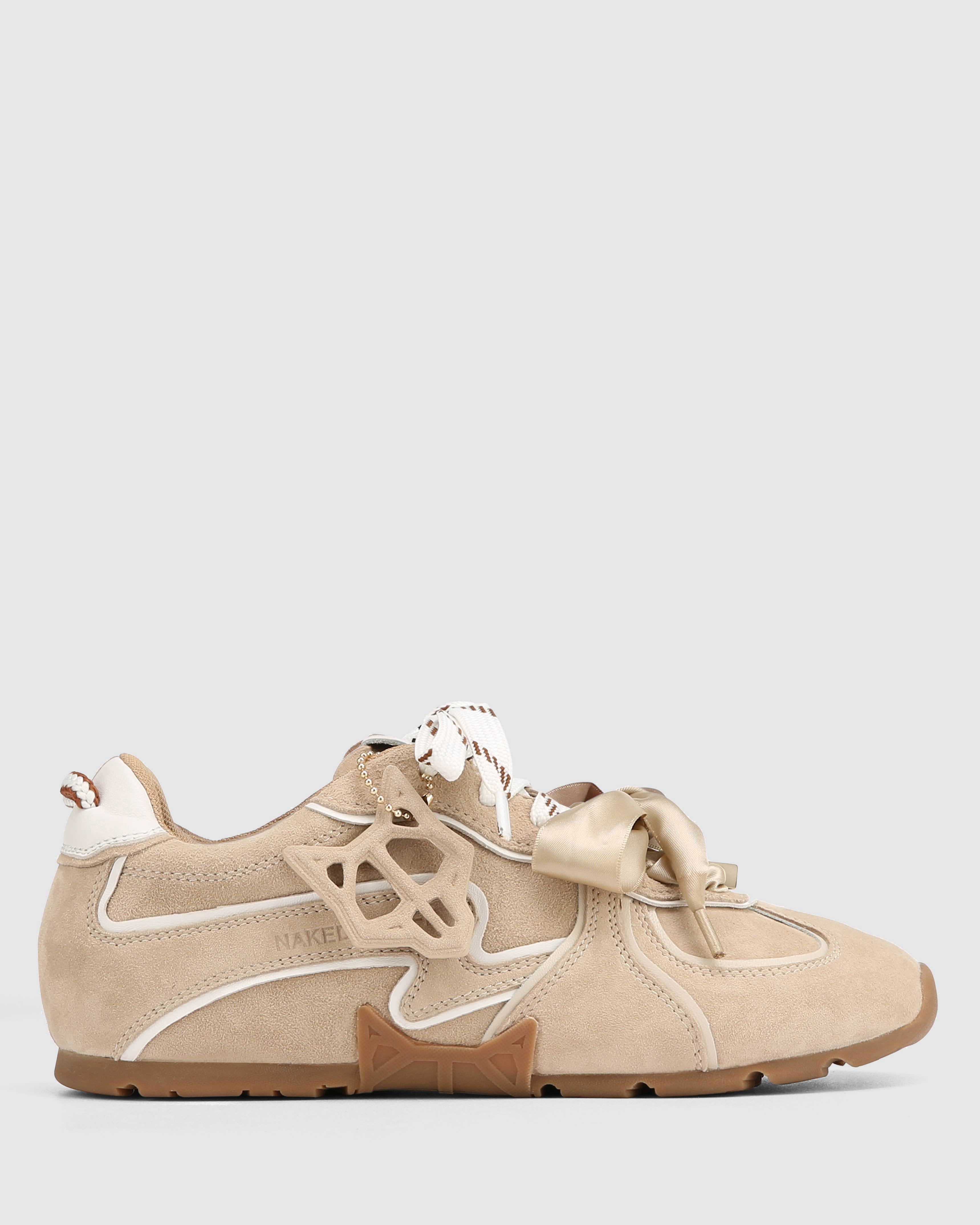 Adored Off White Suede