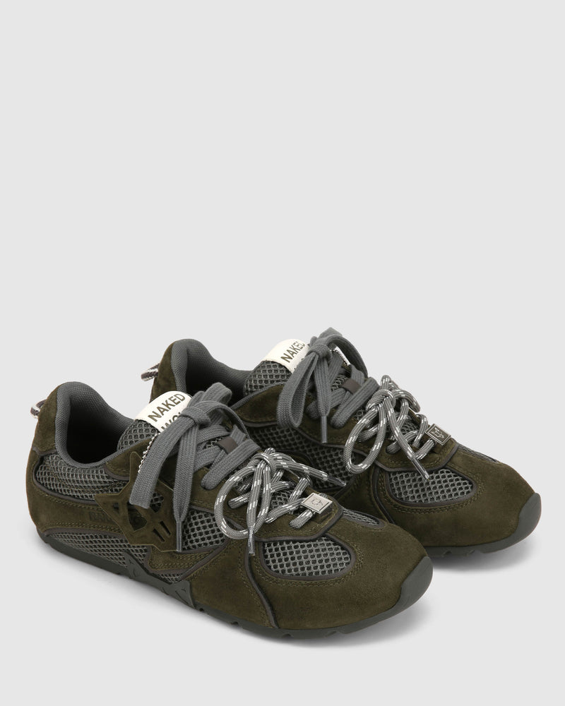 Adored Sport Green Suede