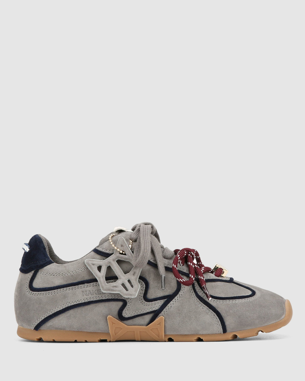 Adored Grey Suede Boots by Naked Wolfe