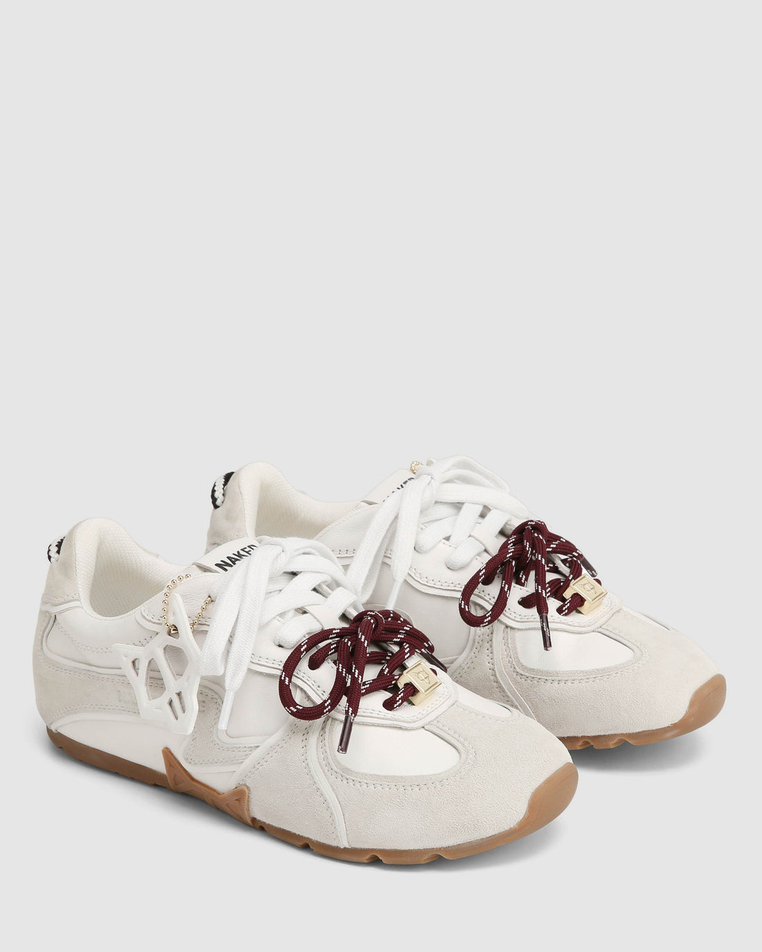 Adored White Suede/Leather