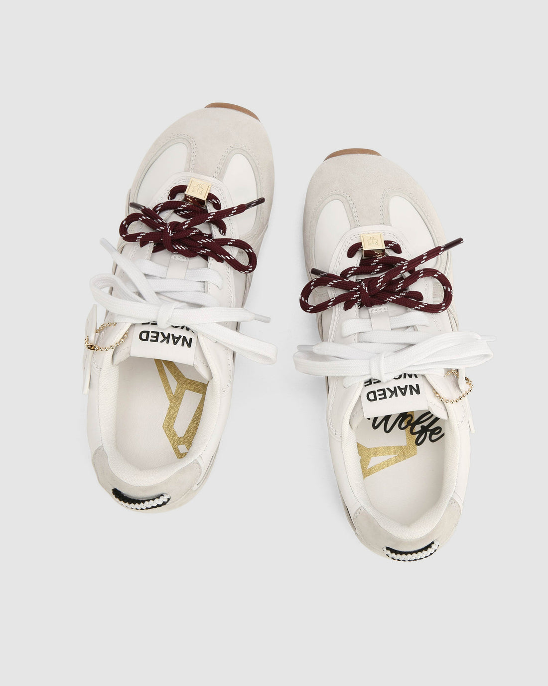 Adored White Suede/Leather