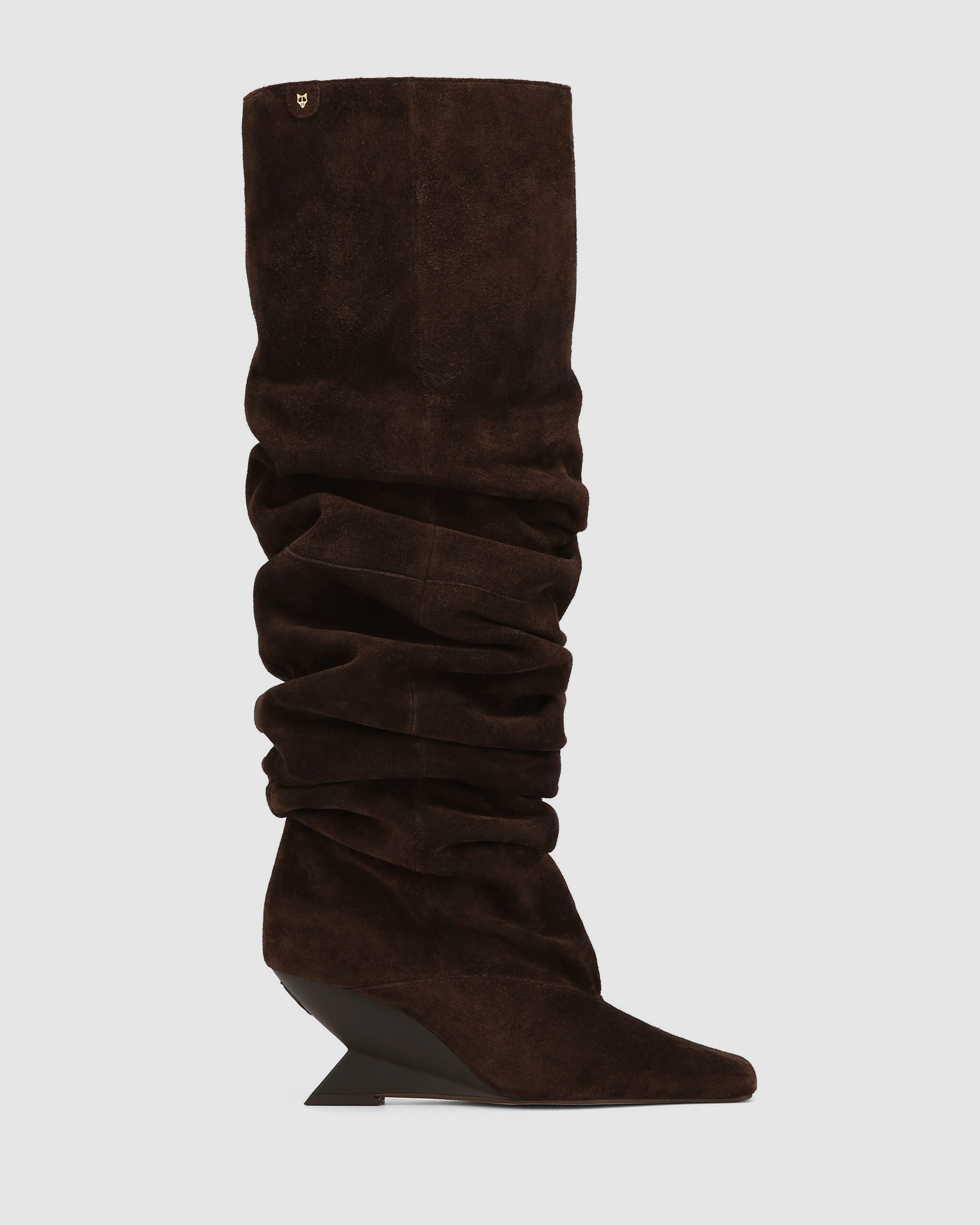 Naked Wolfe Allie Brown Suede Shoes