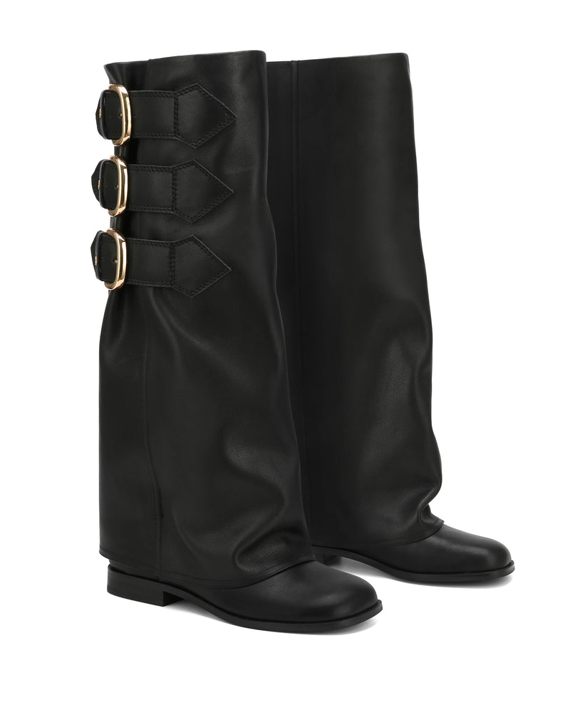 Anchor Black Leather