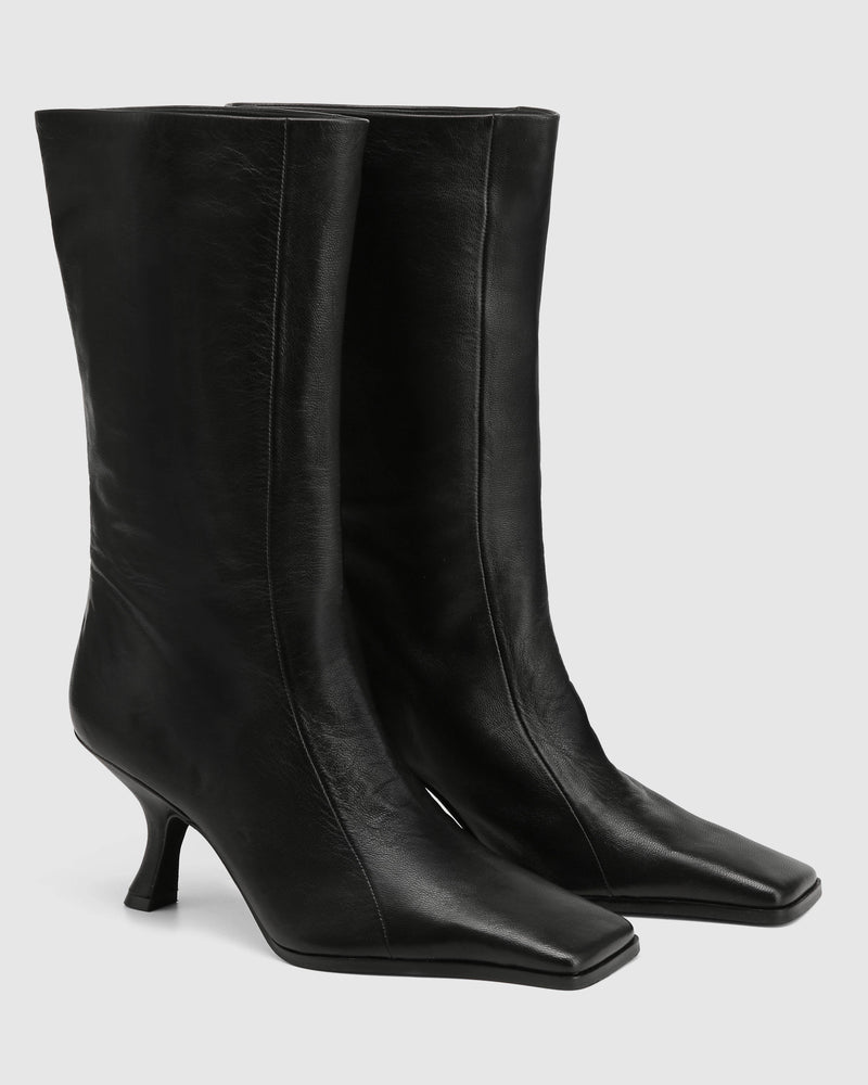 Apple Black Leather
