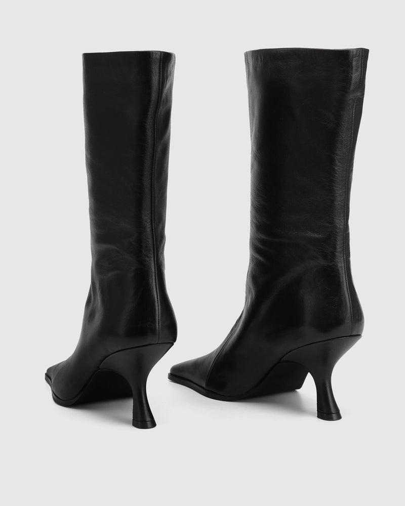 Apple Black Leather