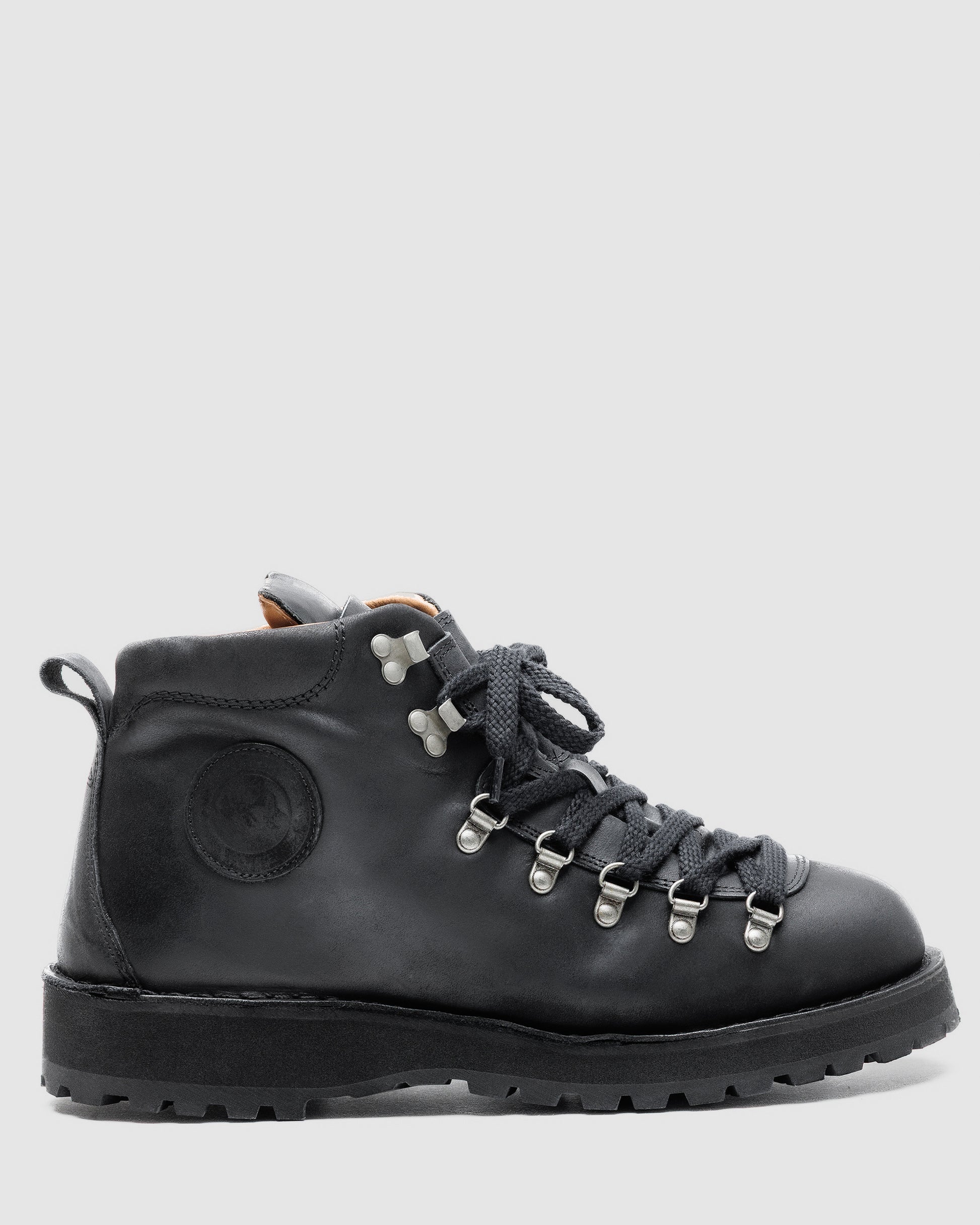 Naked Wolfe Man Arctic Black Leather Boots