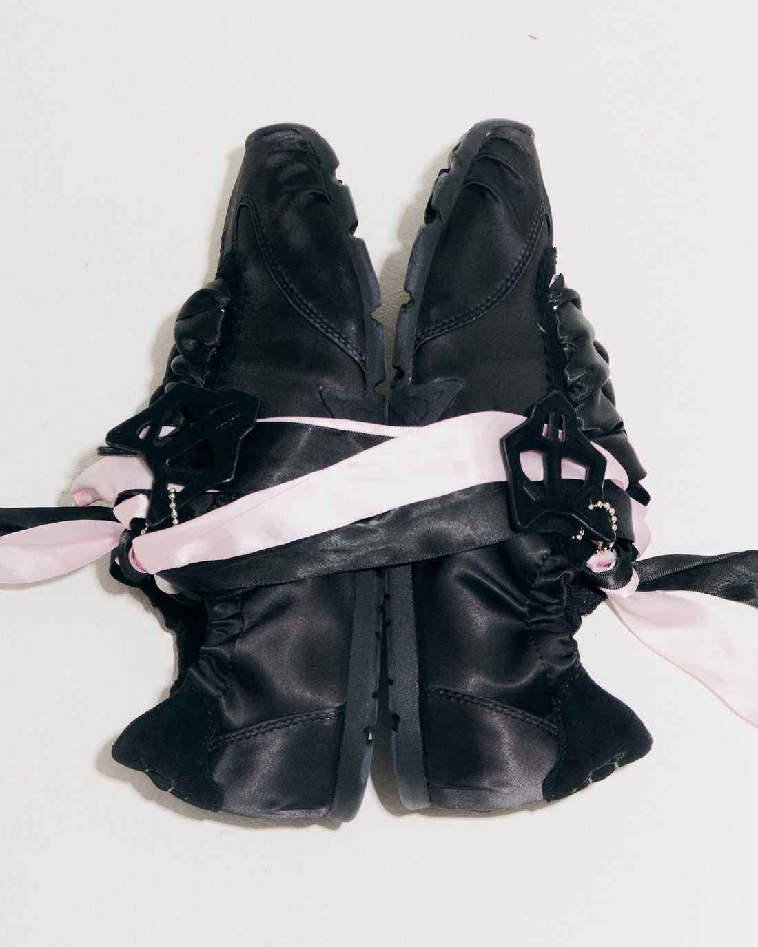 Adorable Black Satin