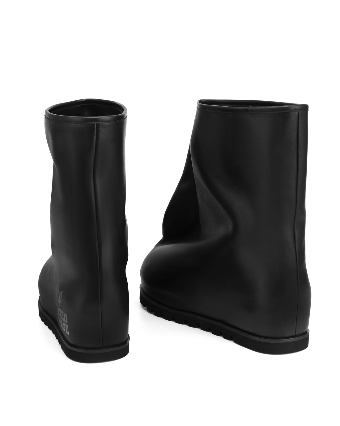 The Bag Boot Black Leather