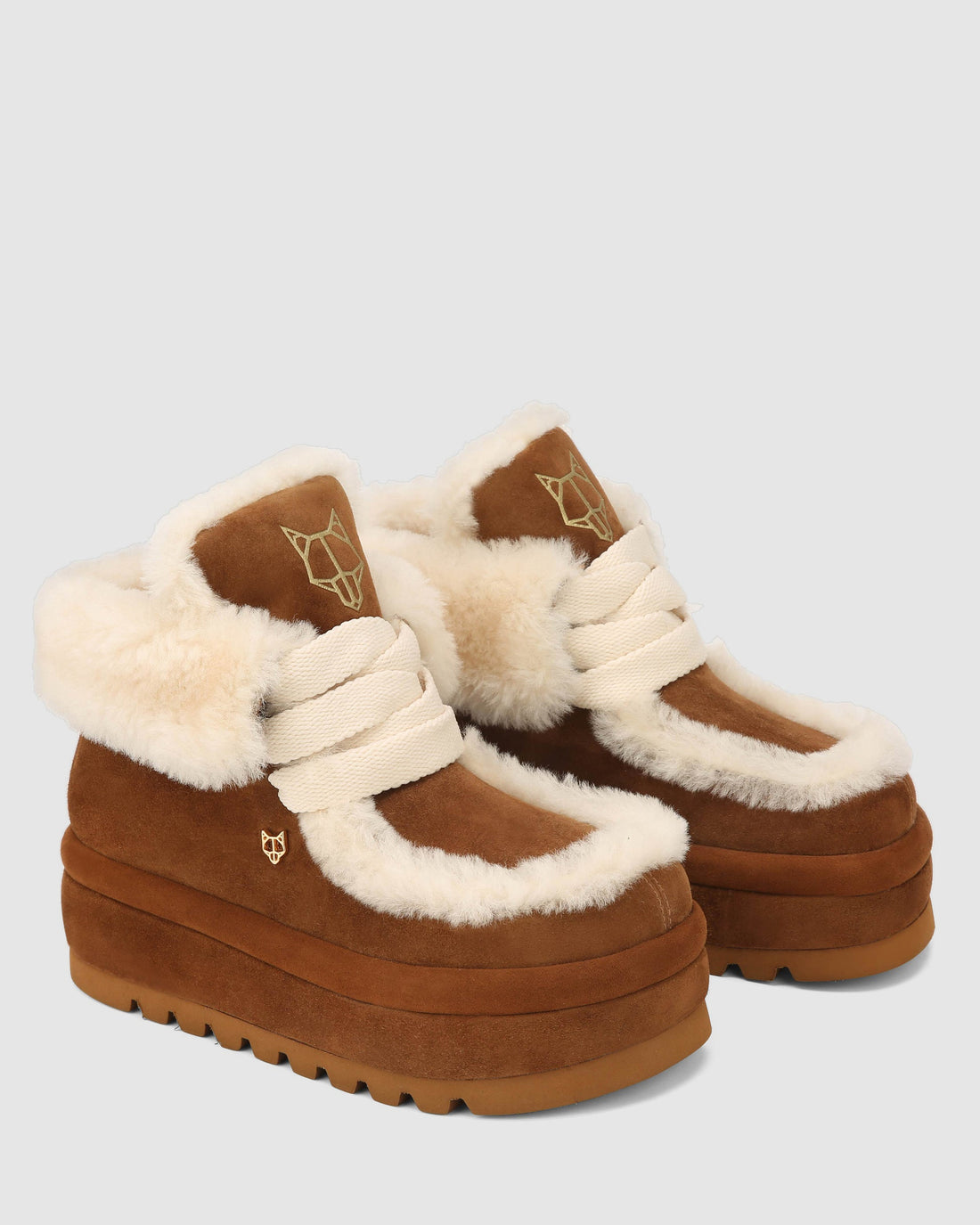Bambi Tan Suede/Shearling