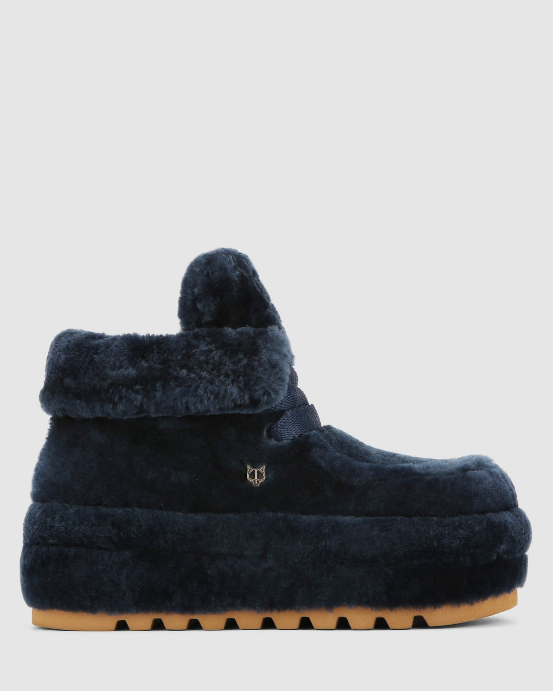 Bambi Navy Shearling
