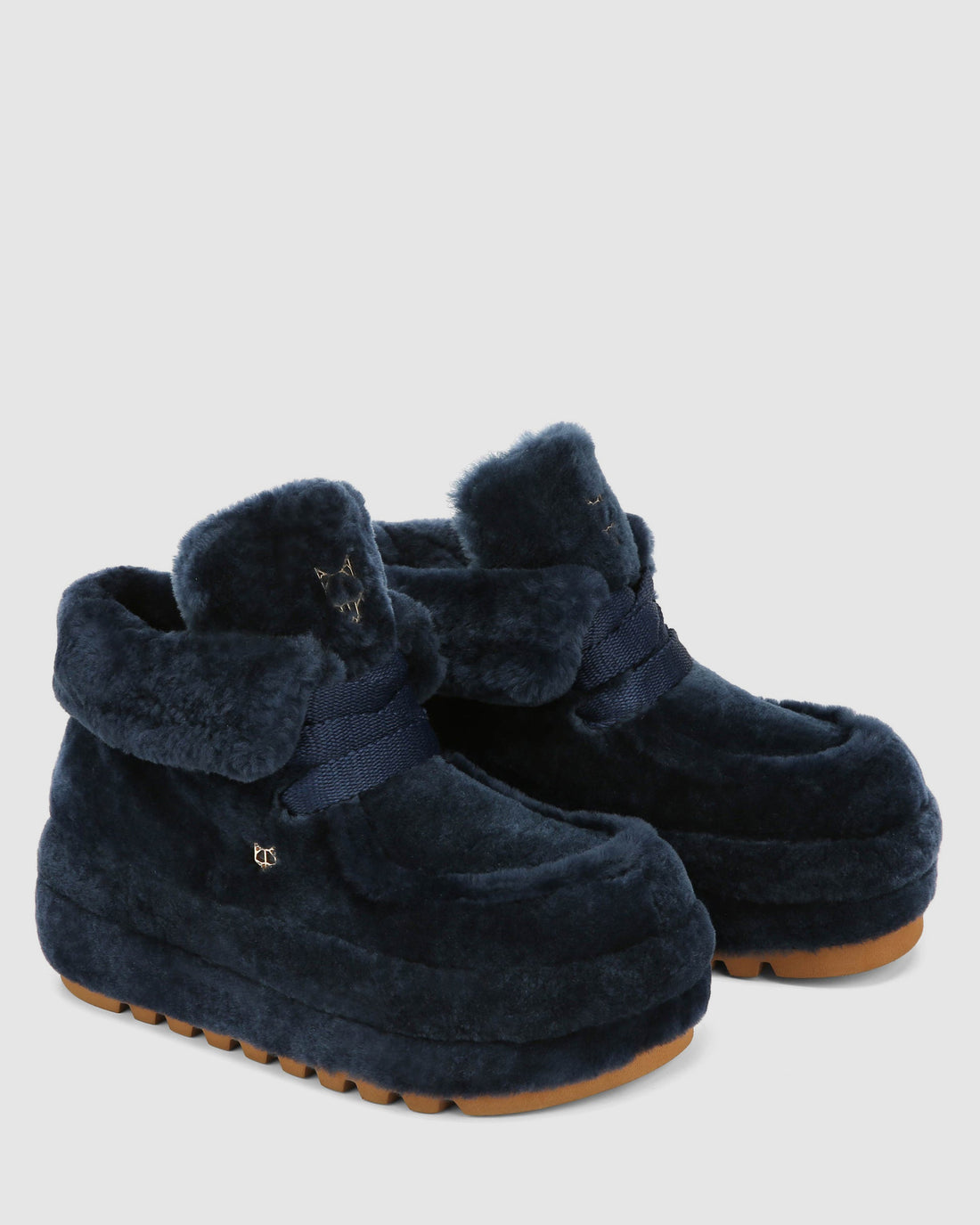 Bambi Navy Shearling