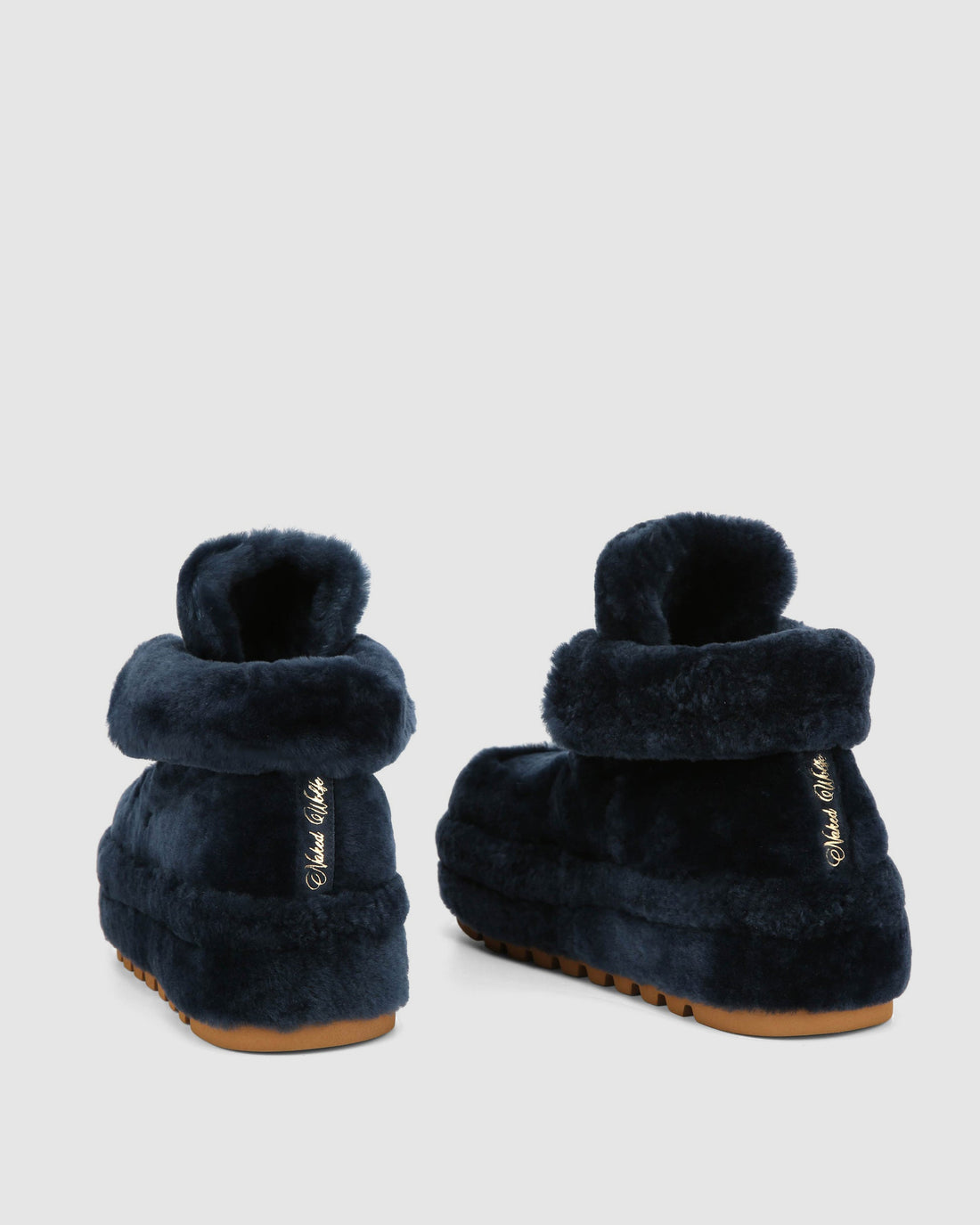 Bambi Navy Shearling