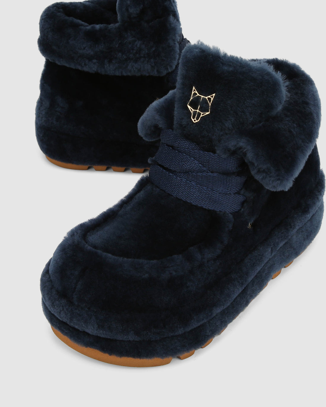Bambi Navy Shearling