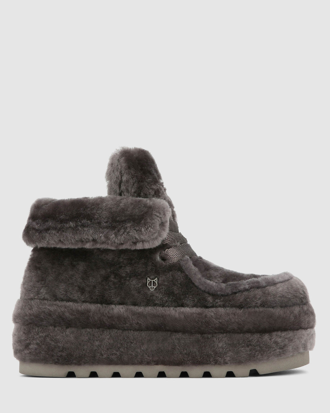 Bambi Slate Grey Shearling