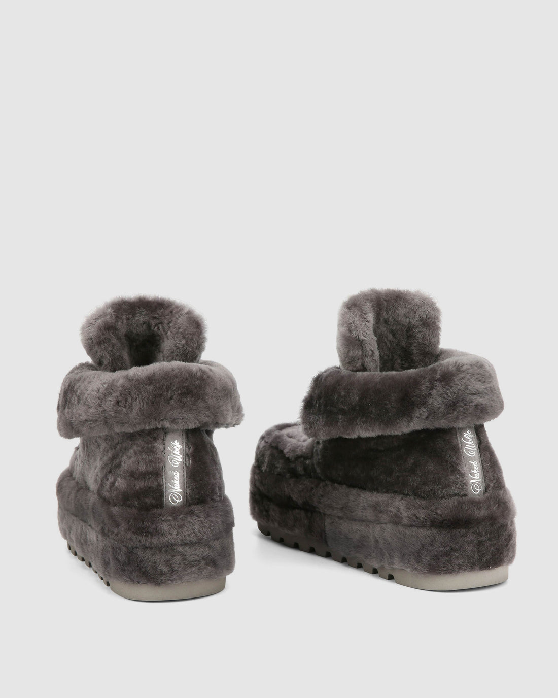 Bambi Slate Grey Shearling
