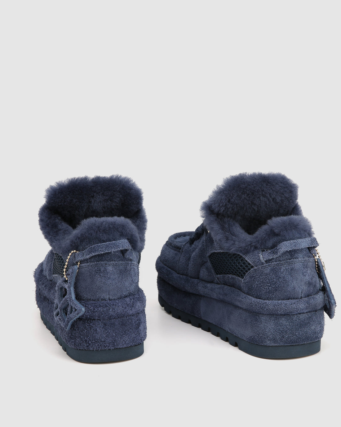 Beau Navy Suede
