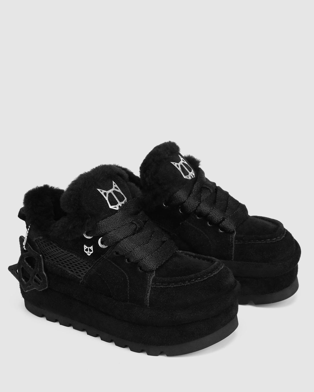 Beau Black Suede